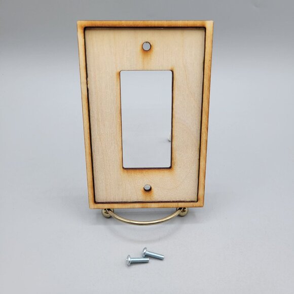 Whimsical Light Switch Cover Giraffes Paperwings Studio - Picture 2 of 3